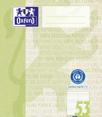 Oxford woordenschrift 'Recycling', DIN A5, 2 kolommen, 32 vel, groen