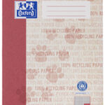 Oxford schoolschrift 'Recycling', DIN A4, 16 vel, liniatuur 7, bordeaux