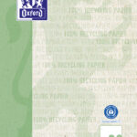 Oxford schoolblok 'Recycling', DIN A4, 50 vel, liniatuur 20