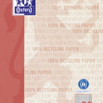 Oxford schoolblok 'Recycling', DIN A4, 50 vel, liniatuur 28