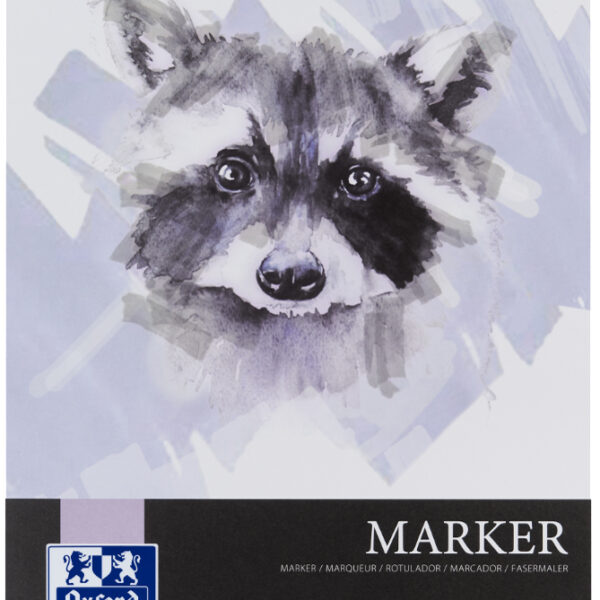 Oxford Art markerblok 'Marker', DIN A4, 15 vel, 180 g/m2