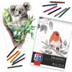 Oxford Art tekenblok 'Drawing', DIN A4, 200 g/m2