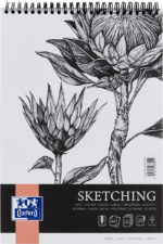 Oxford Art spiraal-schetsblok 'Sketching', A4, 130 g/m2