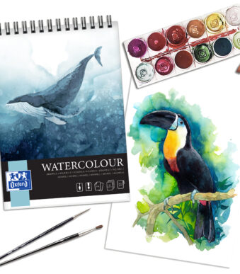 Oxford Art aquarelblok 'Watercolour', DIN A4, 300 g/m2