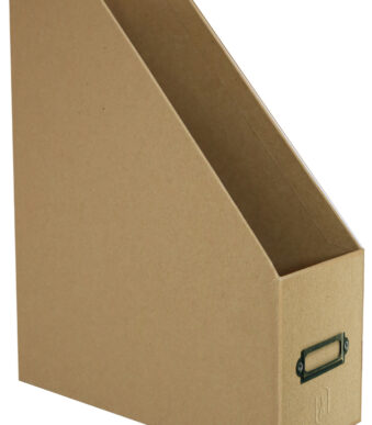 Oxford tijdschriftencassette 'Savana', DIN A4+, van karton, naturel