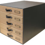 Oxford opbergmodule 'Savana', DIN A4+, van karton, naturel