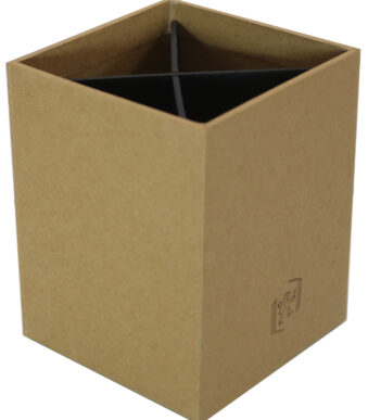 Oxford pennenkoker 'Savana', van karton, naturel