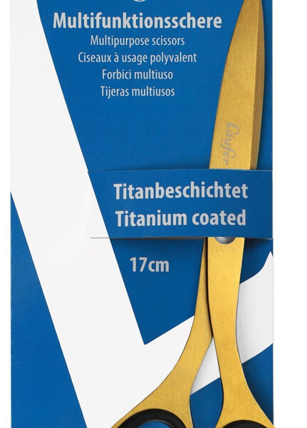 Läufer Design universeelschaar, Länge: 170 mm, goud, voor rechtshandigen