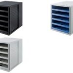 HAN schuifladenbox KAST-SET KARMA, 5 open lades, box en lades: grijs