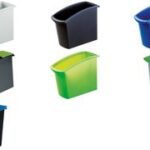 HAN prullenbak MONDO, PP, 18 liter, rechthoekig, lichtgrijs