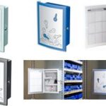 HAN sleutelkast INDEX, voor 63 sleutels, donkergrijs