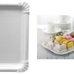 PAPSTAR kartonnen-bord ´pure´ rechthoekig, 165 x 230 mm, wit, 25 stuks