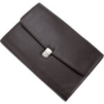 Alassio College-map ´UDINE´, kunstleer, zwart