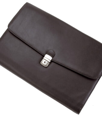 Alassio college-map ´UDINE´, leer, zwart