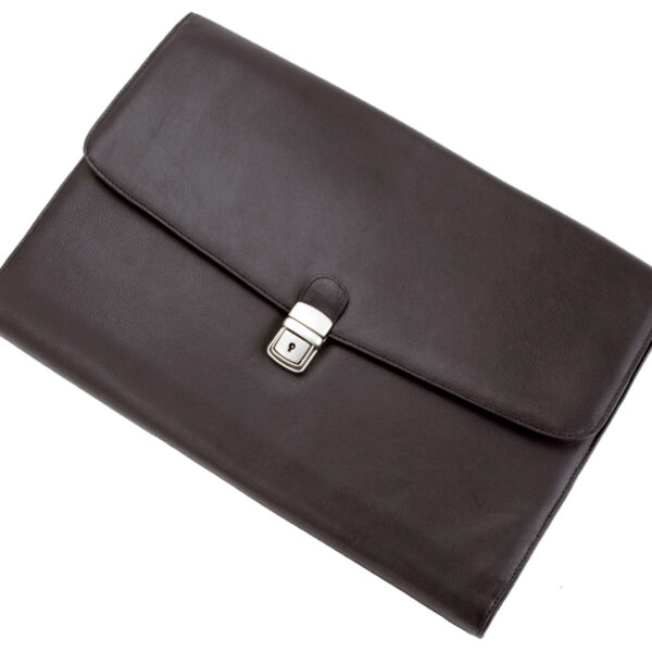 Alassio college-map ´UDINE´, leer, zwart