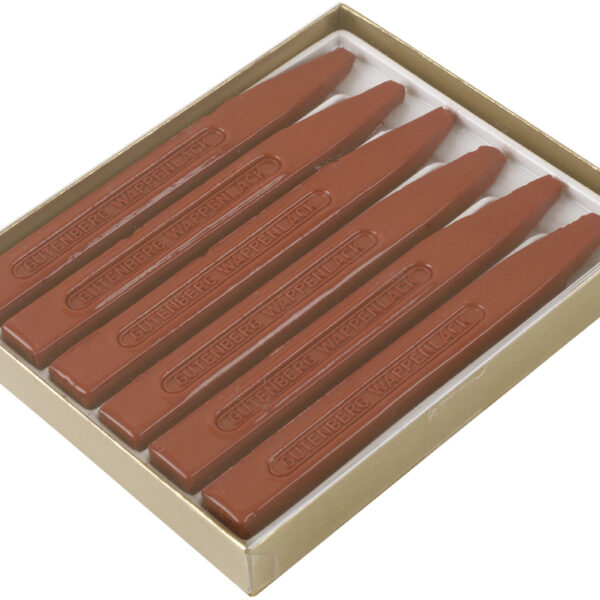 Gutenberg zegellak Wapenlak, vermiljoenrood