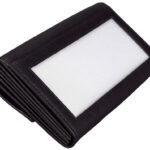 Alassio portefeuille, leer, zwart