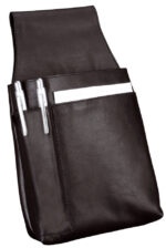 Alassio heuptas voor portemonnee, nappa leer, zwart