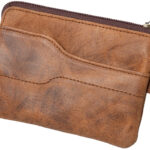 Alassio sleuteletui, van leer, bruin