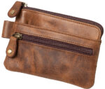 Alassio sleuteletui, van leer, bruin
