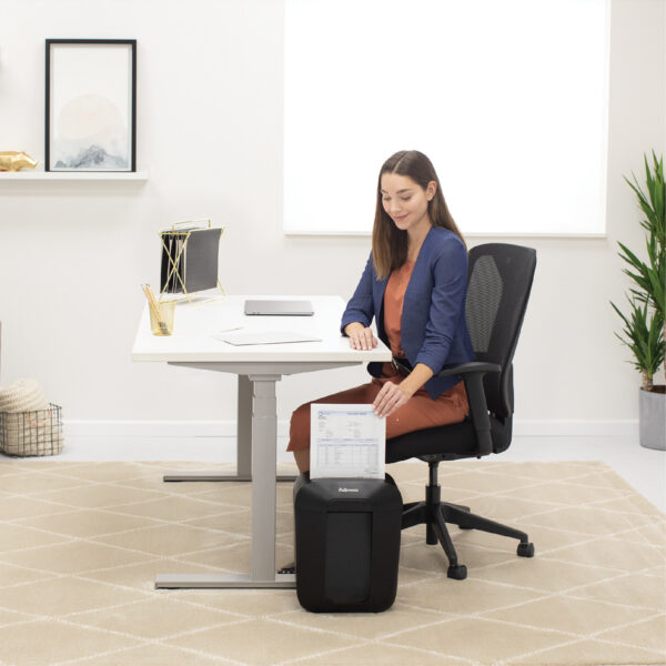 Fellowes papiervernietiger / papierversnipperaar Powershred LX41, zwart, snippers: 4 x 12 mm