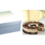 PAPSTAR taartendoos met deksel, maat: 300 x 300 x 100 mm