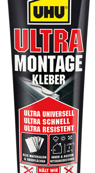 UHU montagelijm Ultra, oplosmiddelvrij, 100 g tube