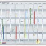 FRANKEN datumstroken voor planbord JK1203, wit
