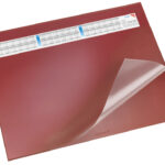 Läufer schrijfonderlegger DURELLA DS, 520 x 650 mm, rood