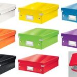 LEITZ sorteerdoos Click & Store WOW, groot, zwart