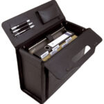 Alassio Pilotenkoffer ´ANCONA´, leer, zwart