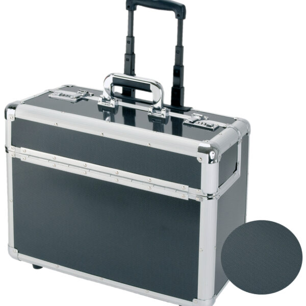 ALUMAXX Pilotenkoffer ´CARBON´, aluminium, zilver / carbon