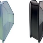 helit tijdschriftencassette ´the tower network´, A4, zilver