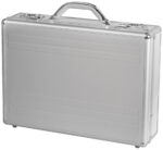 ALUMAXX Laptop-Attaché-Koffer ´KRONOS´, aluminium, zilver
