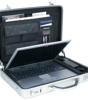ALUMAXX Laptop-Attaché-Koffer ´MERCATO´, aluminium, zilver