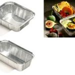 STARPAK aluminium-schaal rechthoekig, met deksel, 800 ml