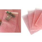 TAP luchtkussenzak, 120x160 mm, roze, 80 µm, antistatisch, met klep, zelfkl. 400 st