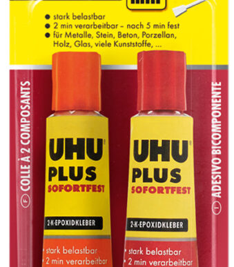 UHU 2-componentenlijm PLUS snelhechtend, 35 g in tube