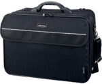 LiGHTPAK Notebook-Tas ´CORNICHE´, nylon, zwart