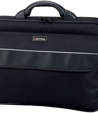 LiGHTPAK Notebook-Tas ´ELITE´, grootte L, nylon, zwart