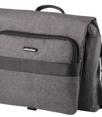 LIGHTPAK Notebook-schoudertas ´WALKER´, polyester, grijs