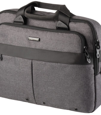 LIGHTPAK Notebook-tas WOOKIE, polyester, grijs