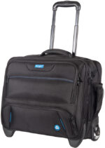 STOP Business notebook-trolley RPET BORNEO, zwart