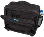 STOP Business notebook-trolley RPET BORNEO, zwart