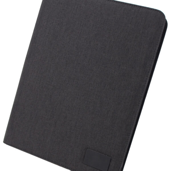 STOP schrijfmap RPET PALAU, A4, gerecycled PET, antraciet