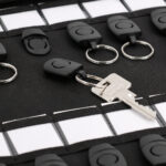 STOP sleutelmap RPET LUZON, A4, voor 28 sleutels, antraciet