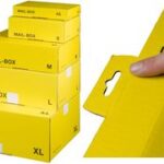 smartboxpro pakket-verzenddoos MAIL BOX, grootte: M, geel