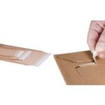 SMARTBOXPRO universele-verzendverpakking/boekverpakking, golfkarton, bruin, zelfklevend, DIN B5, 25