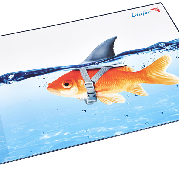 Läufer schrijfonderlegger Goudhaai, 400 x 530 mm