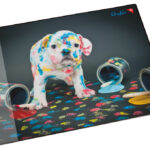 Läufer schrijfonderlegger Bonte Hond, 400 x 530 mm